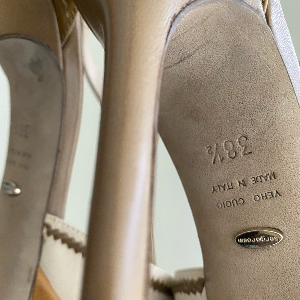 AUTHENTIC SERGIO ROSSI PLATFORM SANDALS - Picture 5 of 5